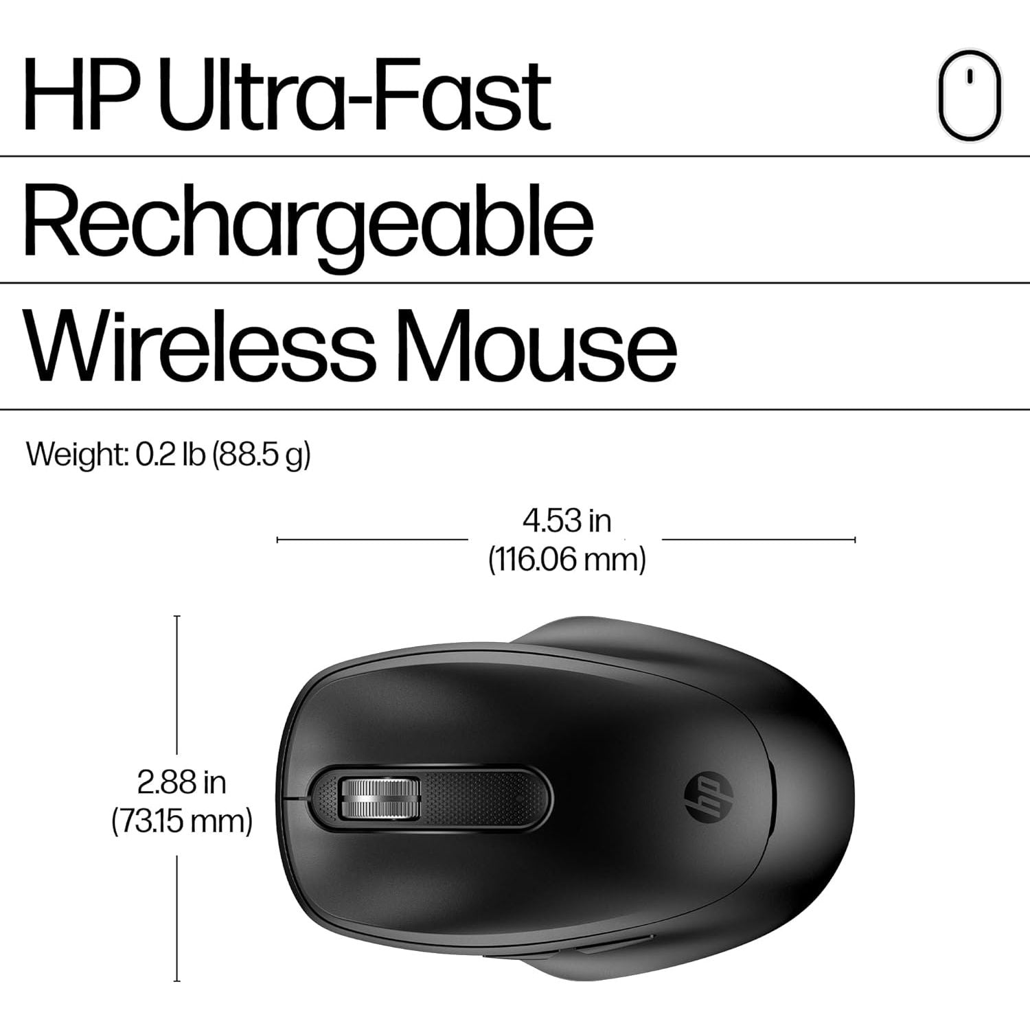 Buy HP,HP 510 Ultra-Fast Rechargeable Wireless Mouse – Supercapacitor, 4000 DPI, 3-Minute Charge (Black) - Gadcet UK | UK | London | Scotland | Wales| Near Me | Cheap | Pay In 3 | Mice & Trackballs